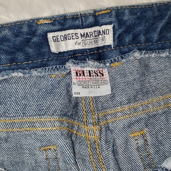 🎉HP 🎉*80s Vintage Georges Marciano Guess Jeans - Picture 5 of 8